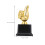 troféu de polegar, plástico, 1 9