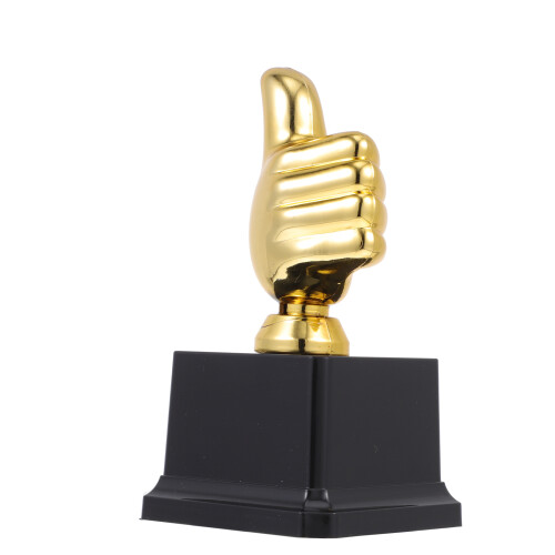 troféu de polegar, plástico, 1