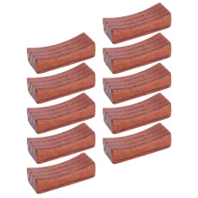 10Stk Holz Essstäbchenablage Tisch Besteckhalter Leichtbraun Dekor