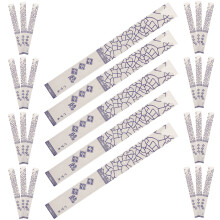 500Stk Einweg Essstäbchen Taschen Paper Bunte Essstäbchenverpackung