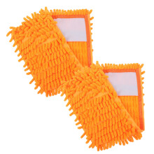 2Stk. Moppkopf Ersatz, Wasserabsorbierend, Für Zu Hause (Orange)