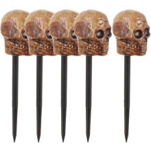 10 Halloween Lampe Zubehör Schädel Deko Rasenlampe