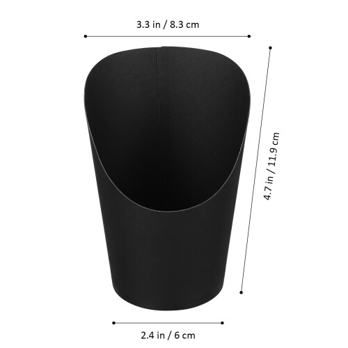 100 Frites Becher 14 Oz, Einweg Papier 1