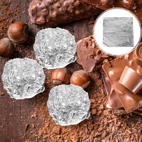200 envoltorios para chocolates y dulces en aluminio alimentario 1