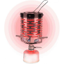 Portable Camping Stove Mini Tent Heating Stove,Stove Heater Adaptor for Outdoor Backpacking Hiking Traveling BBQ and Butane Gas Stove Burner Fishing O