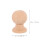 2 unidades bola madera 10 cm para remate poste barandilla puerta 2