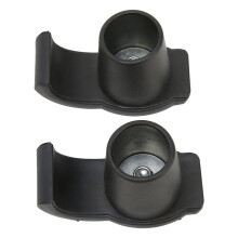 33mm Outer Diameter Rubber Glides For Back Legs 1 Pair Coaster Ski Slides Non-Slip For Walker Skis