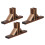 3 pièces - socle de clôture, bordure support pour jardin cour 8