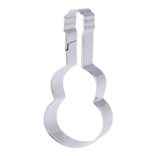 Guitar Model Cake Mould Stainless Steel Cookie Fondant