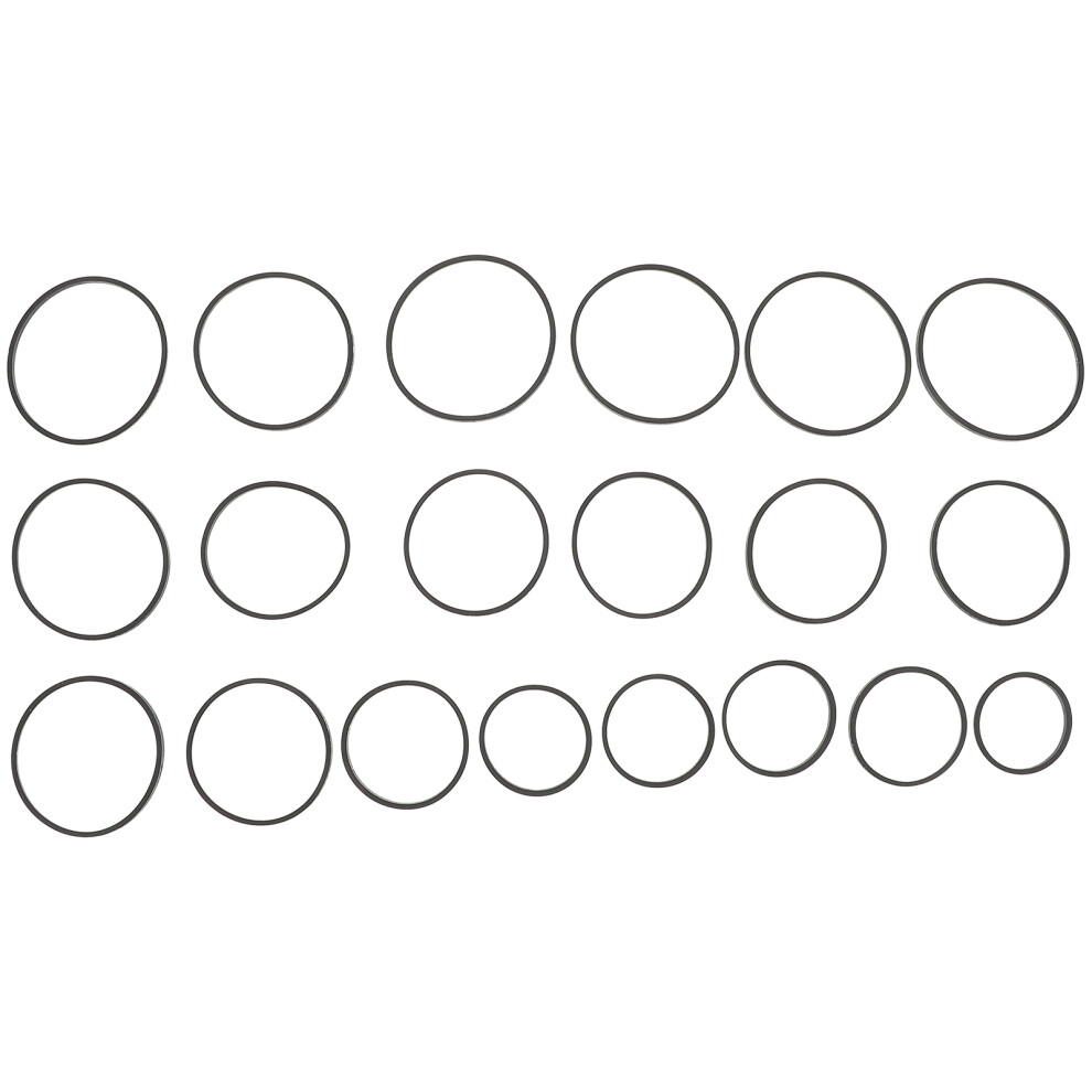 Villcase 20Pcs Rubber Belts For Cassette Recorder Repair And Maintenance