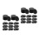 160 Pcs Aromatherapy Pads Replacement for Essential Oil Diffuser 9