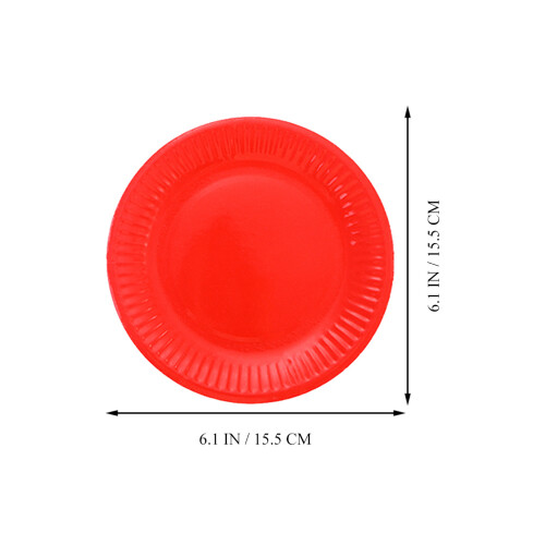 50 Pcs Assorted Color Round Paper Party 1