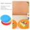 50 Pcs Assorted Color Round Paper Party 9