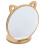 Wooden Vanity Mirror Fine Workmanship Desktop Travel 5