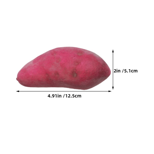 6pcs Lifelike Artificial Sweet Potato Foam Decorations 1