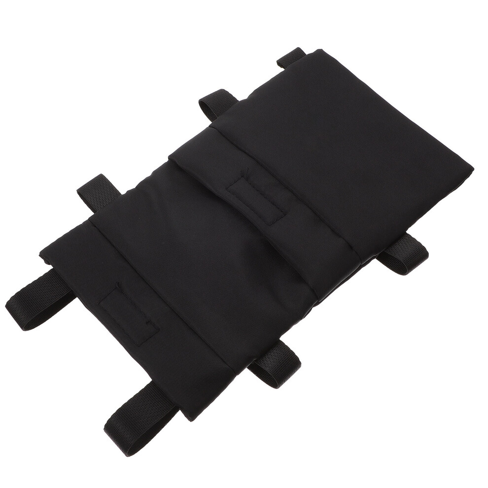 Villcase Black 1Pc Oxford Cloth Crutch Storage Bag Portable Underarm Pouch