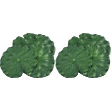 60 Pcs Realistic Simulation Lotus Leaves Pond Floating Decor