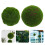2pcs Artificial Moss Grass Balls for Ceiling Decor Window Display 11