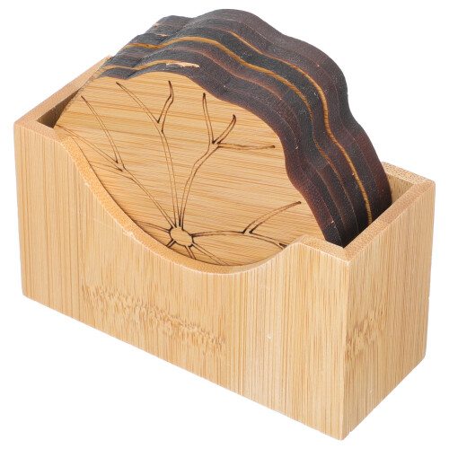 Bamboo Insulation Pad For Home Use 6 Mats In 4.0x2.0in