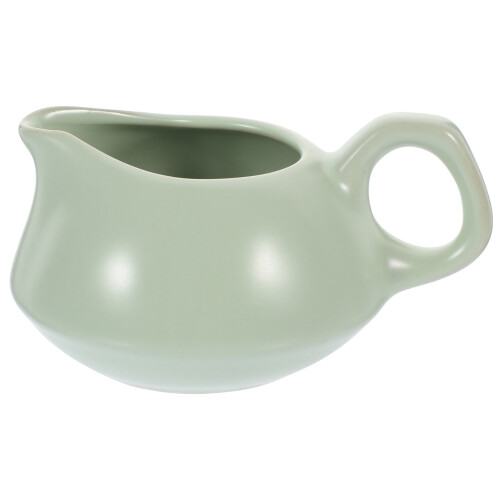 Ceramic Gravy Boat Dressing Sauce Pitcher with Handle 2