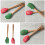 2pcs Christmas Baking Spatulas Cream Scrapers 11
