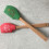 2pcs Christmas Baking Spatulas Cream Scrapers 10