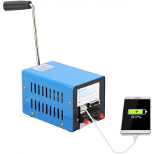 Hand-cranked Charging Generator High Power Dynamo Charger Portable Emergency Hand Power Hand Crank USB Charging Emergency Survival