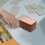 Rectangular Metal Tin Box Rose Gold 3pcs 12.0x8.0x6.5in 11