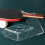 2 Pcs Paddle Table Tennis Racket Display Holder Transparent 11