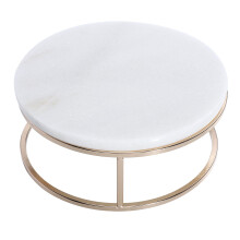 1pc marble cake holder stand snack rack dessert plate