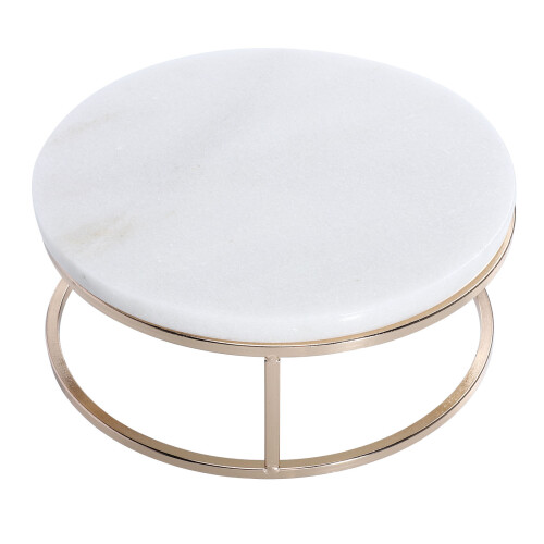 1pc marble cake holder stand snack rack dessert plate