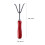 2 pcs practical three-tooth weeding rake for garden use 2