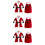 6 Pcs Christmas Cover Decor Suit 8
