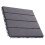 Plastic Interlocking Deck Tile Grey 1pack 12x12x0.7in 9