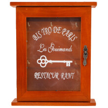 Decorative Key Storage Box Wall Mounted Cupboard Entryway Organizer
