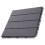 Plastic Interlocking Deck Tile Grey 1pack 12x12x0.7in 8
