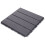 Plastic Interlocking Deck Tile Grey 1pack 12x12x0.7in 5