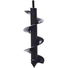 Replacement for Gasoline Electric Drill Hammer Soil Auger Drill Bit Planter Garden Auger Hole Digger Head Black 5*22cm