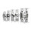 3D invisible hinge. Satin stainless steel.2 pieces30*110mm (left + right) 11