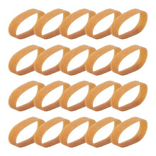 Ski Brake Retainers 20-Pack, Durable Widened Rubber Rings for Snowboarding, Compatible with Snowboards, Outdoor Sports