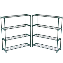 Oypla Flower Staging Display Greenhouse Racking Shelving Double Pack