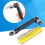 L-Shape 1/4 Inch Hex Socket Wrench, High Hardness Driver, Double-Head Tool, Includes Various Bits 2