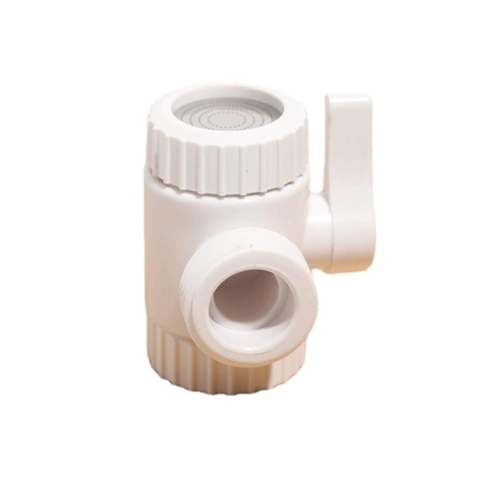 Universal Faucet Connector, Faucet Adapter For Kitchen Sink, Splitter Diverter Valve, Toilet Bidet Shower White 1Pc 9393856085194
