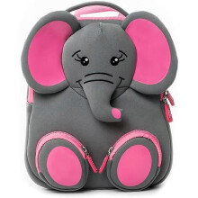 Kids Backpack, Animal Backpack Nursery Bags Rucksack for Nursery Toddler Bag with Reins Kids Harness Bag by Cocomilo (Grey Elephant)