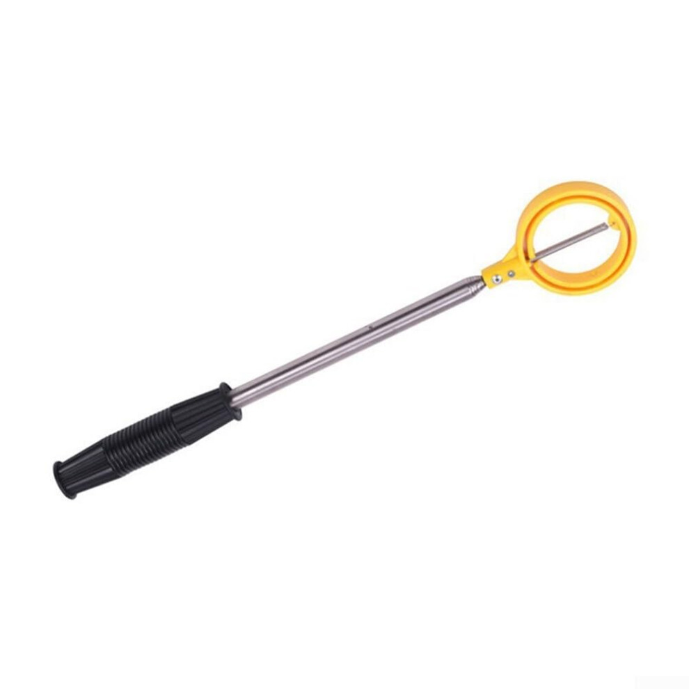 Golf Ball Retriever Portable With Snap Ring Securely Holds Balls Yellow-image-OPC-PKTV2WM-NEW