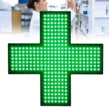 LED Dispensary Sign Lights Three Lighting Modes Hanging Wall Decor Indoor Business Display 48x48 cm