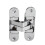 3D invisible hinge. Satin stainless steel.2 pieces30*110mm (left + right) 1