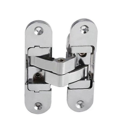 3D invisible hinge. Satin stainless steel.2 pieces30*110mm (left + right)