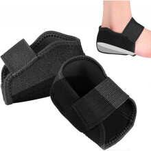 Invisible Heightening Heel Cupswith Velcro to Fix The Heightening Heel Pad, Increase Height 3cm,L