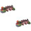 2 Pcs Small Plate Decoration With Assorted Colors 6
